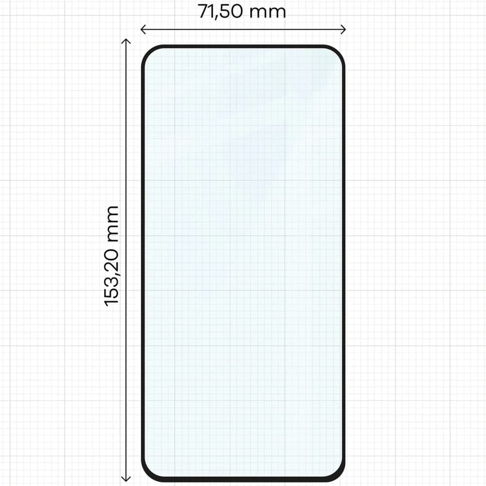 Bizon Glass Edge Duo Samsung Galaxy A54 5G black frame [2 PACK] - 2