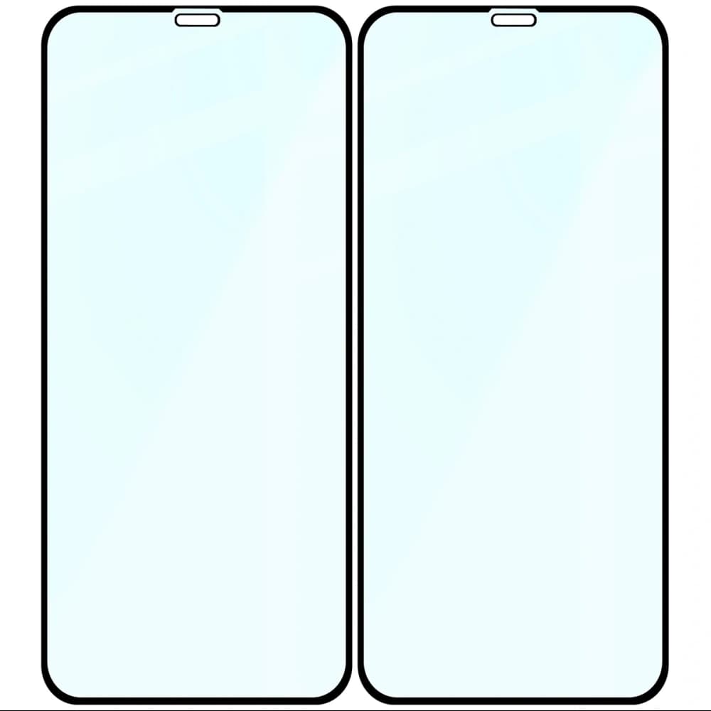 Bizon Glass Edge Duo Apple iPhone 11 / XR cadru negru [2 PACHET] - 4