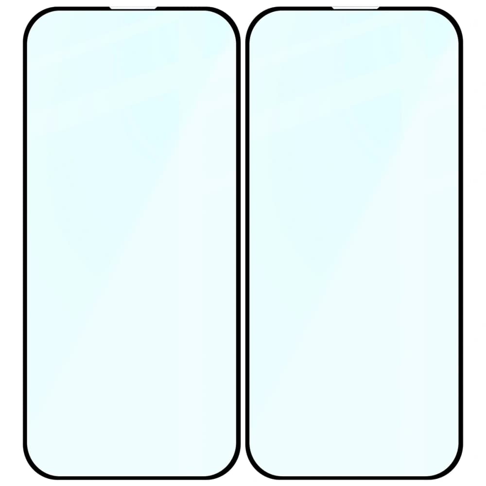 Bizon Glass Edge Duo Apple iPhone 15 Plus / 16 Plus cadru negru [2 PACHET] - 4