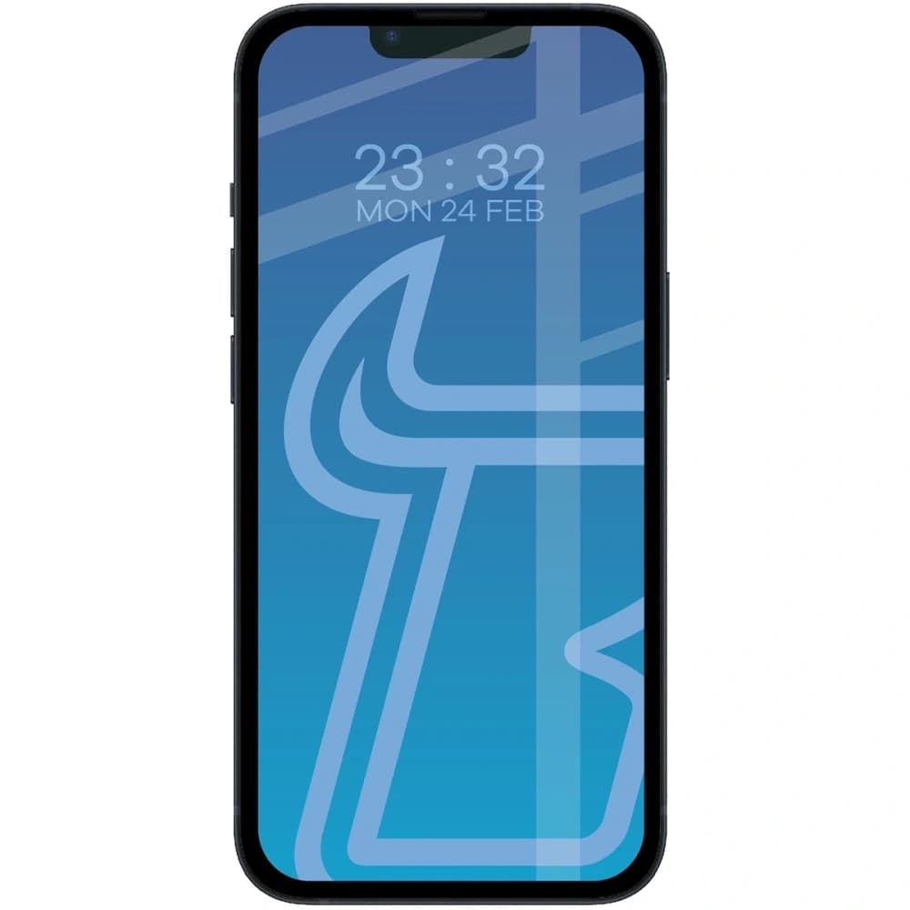 Bizon Glass Edge Duo Apple iPhone 16e / 14 / 13 Pro / Apple iPhone 13 black frame [2 PACK] - 3