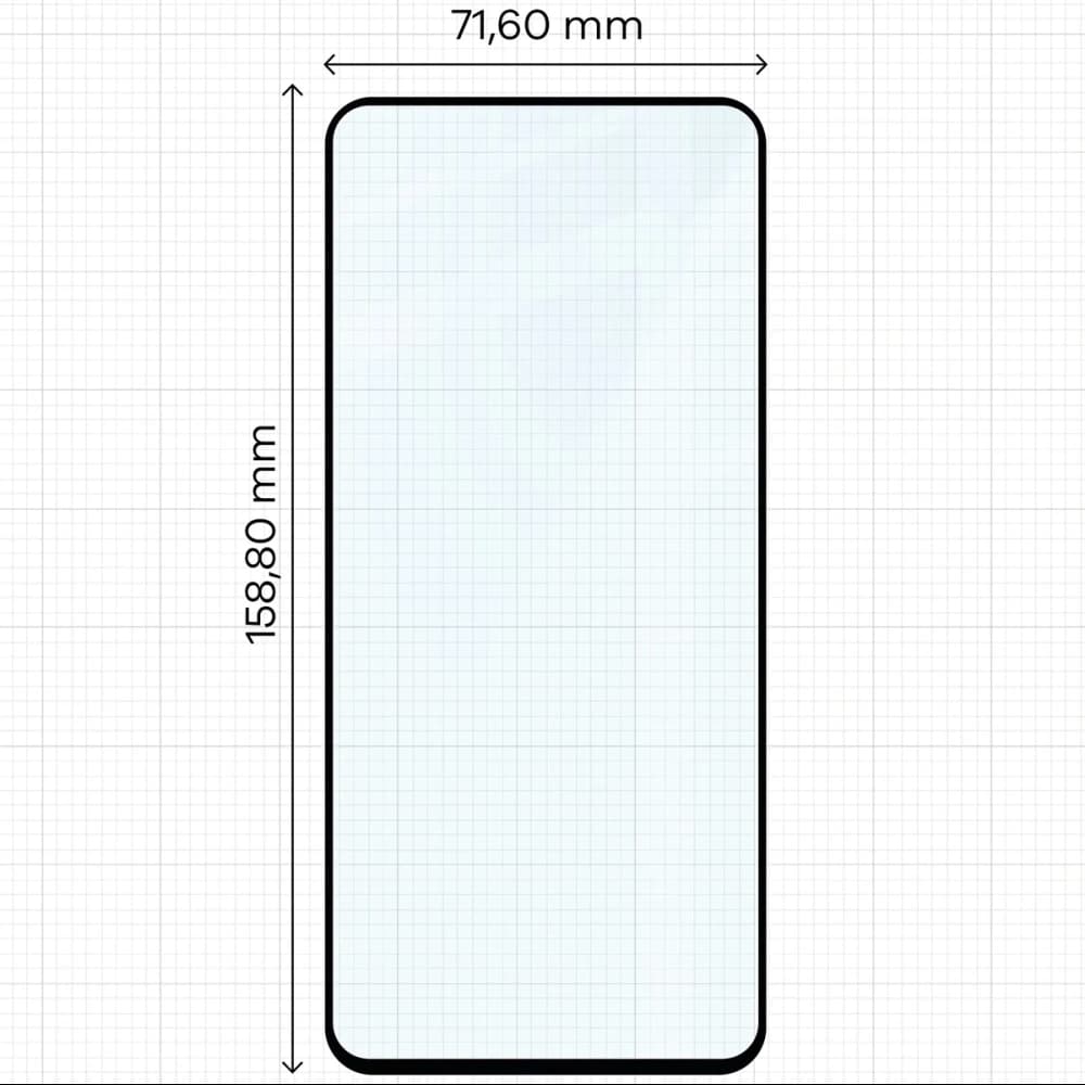 Bizon Glass Edge Duo OnePlus Nord 4 schwarzer Rahmen [2 PACK] - 2