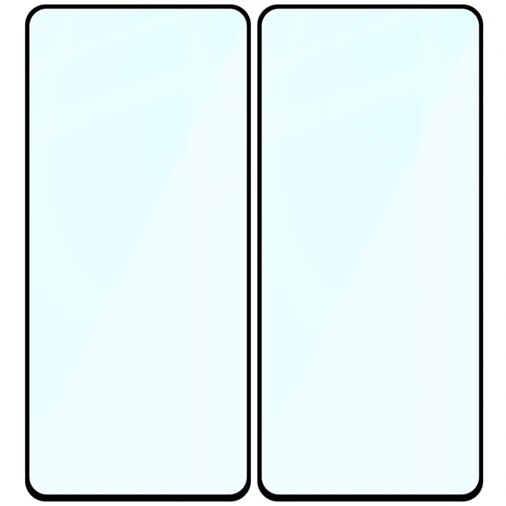 Bizon Glass Edge Duo OnePlus Nord CE5 5G schwarzer Rahmen [2 PACK] - 4