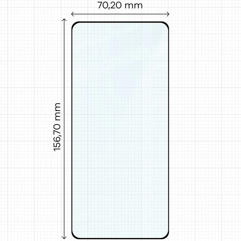 Bizon Glass Edge Duo Xiaomi POCO X6 / M6 Pro 4G / Redmi Note 13 5G / 13 Pro 4G / 5G černý rám [2 BALENÍ] - 2