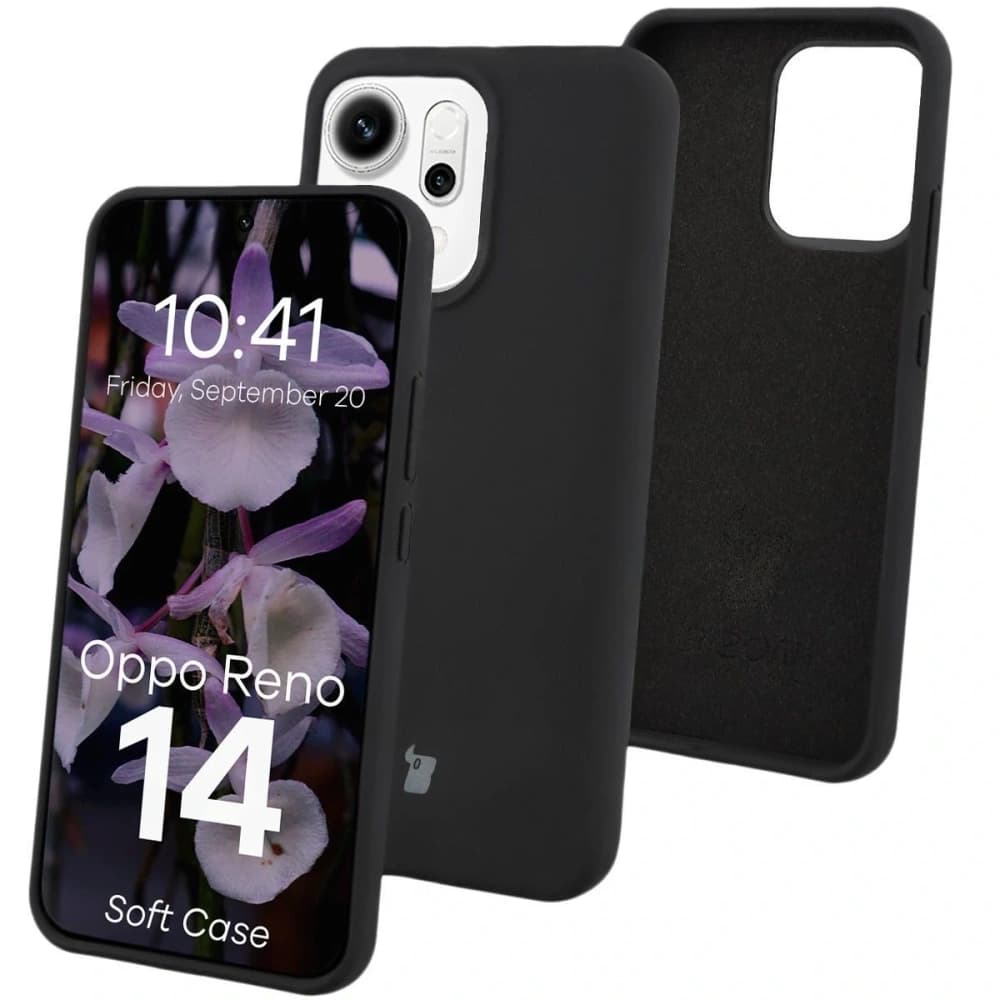 Bizon Soft Case Oppo Reno 14 černý - 1