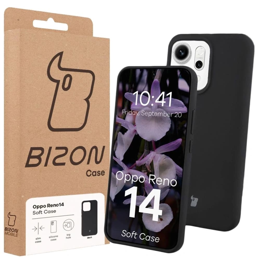 Bizon Soft Case Oppo Reno 14 černý - 7