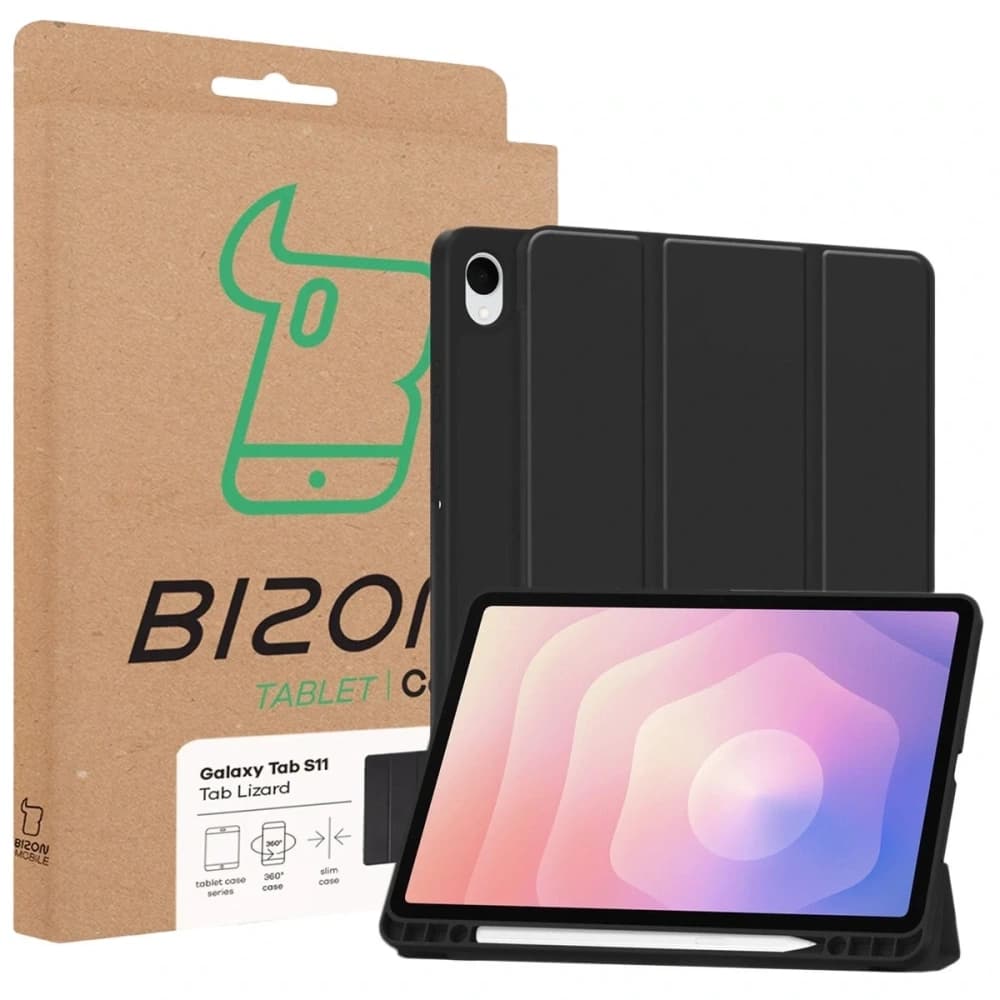 Bizon Case Tab Lizard Samsung Samsung Galaxy Tab S11 černý - 9