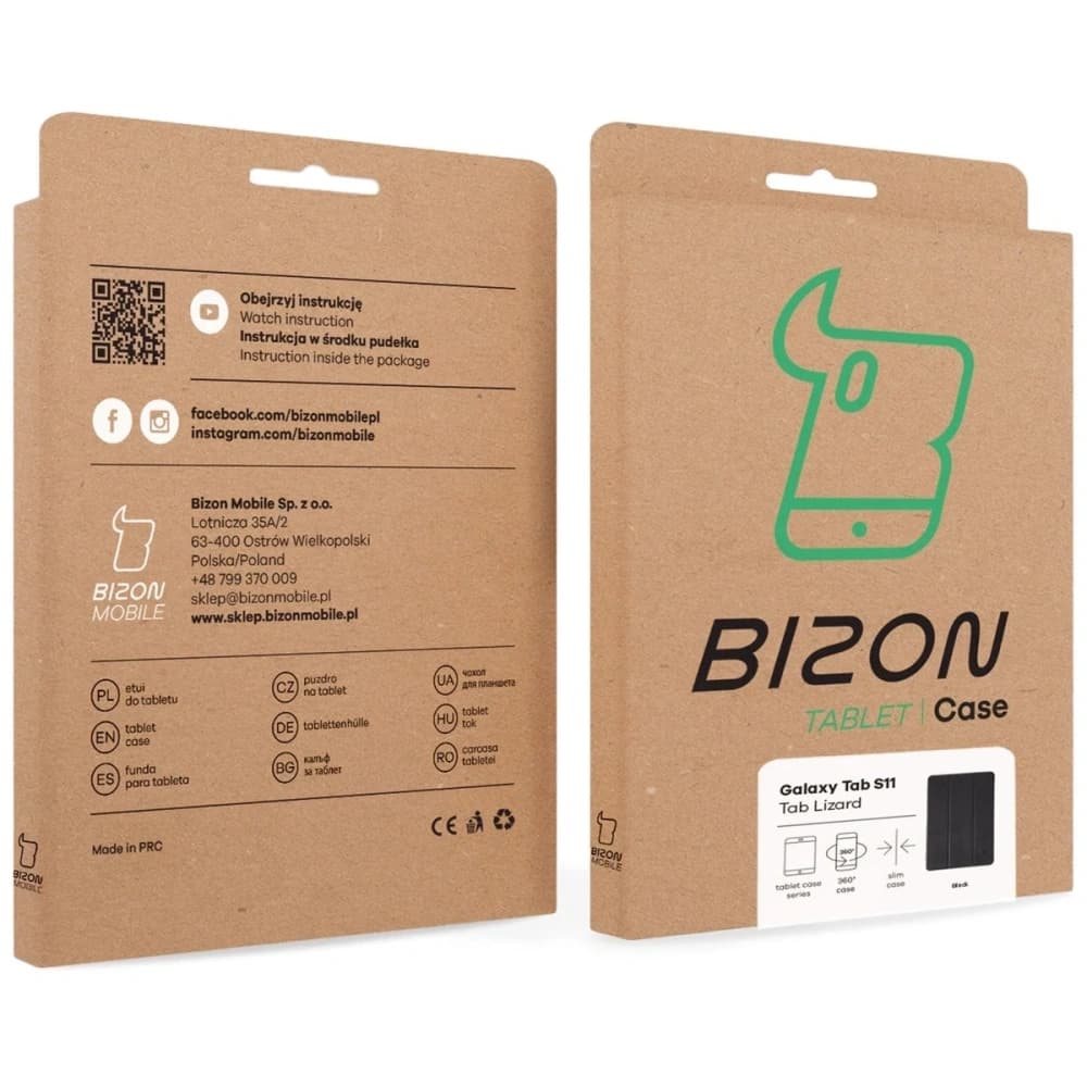 Bizon Case Tab Lizard Samsung Samsung Galaxy Tab S11 černý - 10