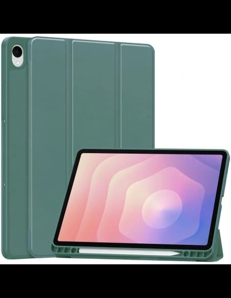 Bizon Case Tab Lizard Samsung Samsung Galaxy Tab S11 dark green