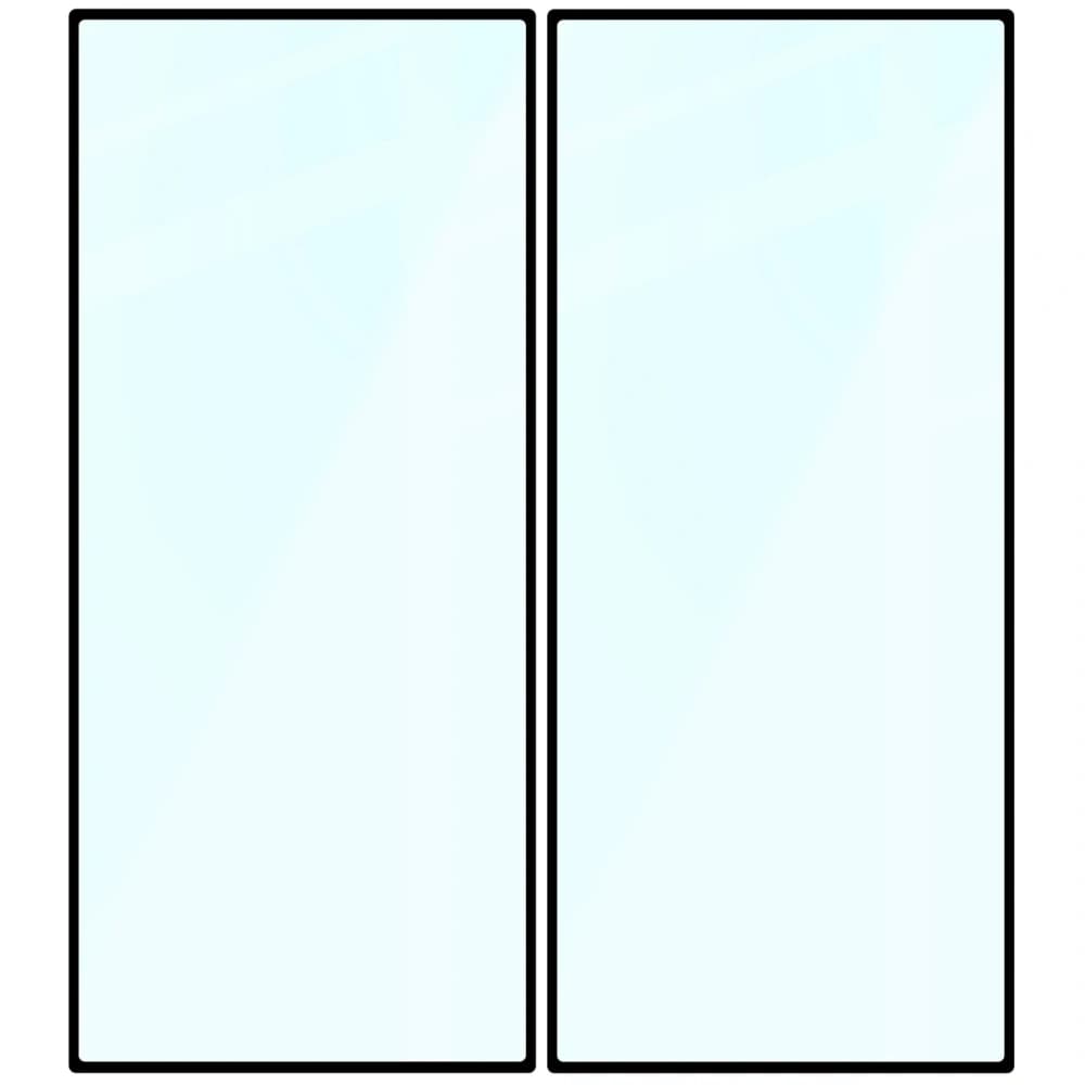 Bizon Glass Edge Duo Samsung Galaxy Z Fold7 černý rám [2 BALENÍ] - 4