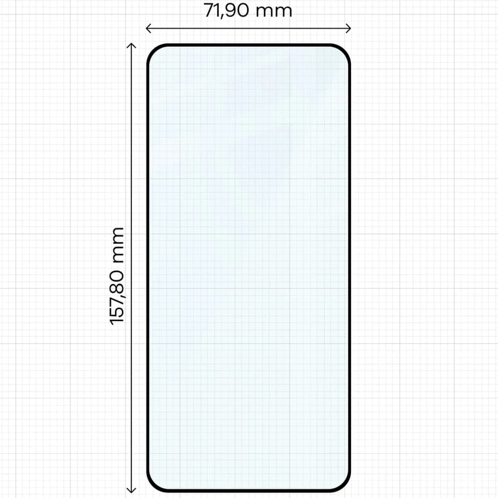 Bizon Glass Edge Duo Xiaomi 12T / 12T Pro cadru negru [2 PACHET] - 2