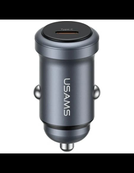 USAMS CC321 Aluminium 30W USB-C PD Car Charger tarnish
