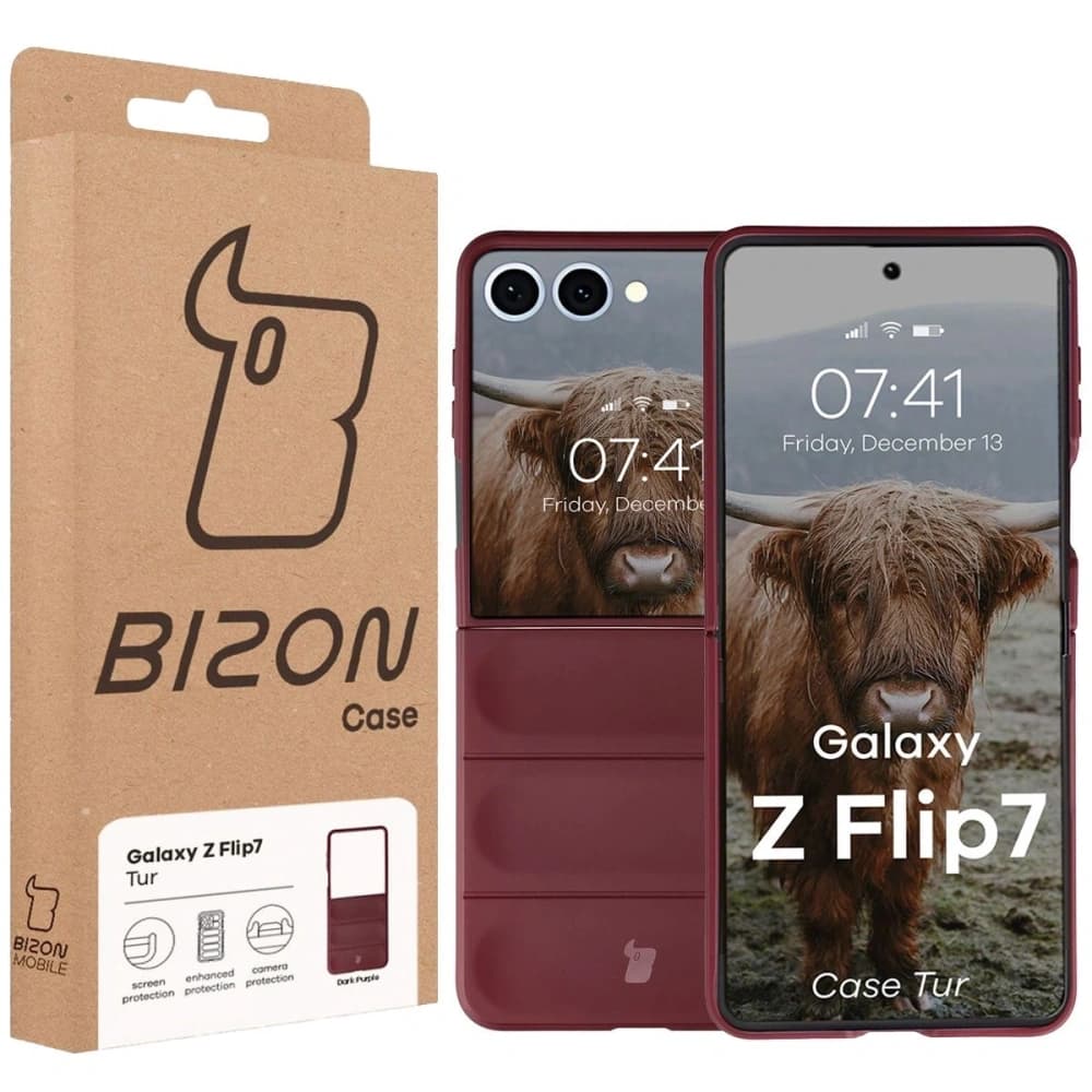 Bizon pouzdro pro Samsung Galaxy Z Flip7 burgundské - 7