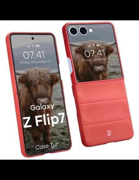 Bizon Case Tur Samsung Galaxy Z Flip7 červený