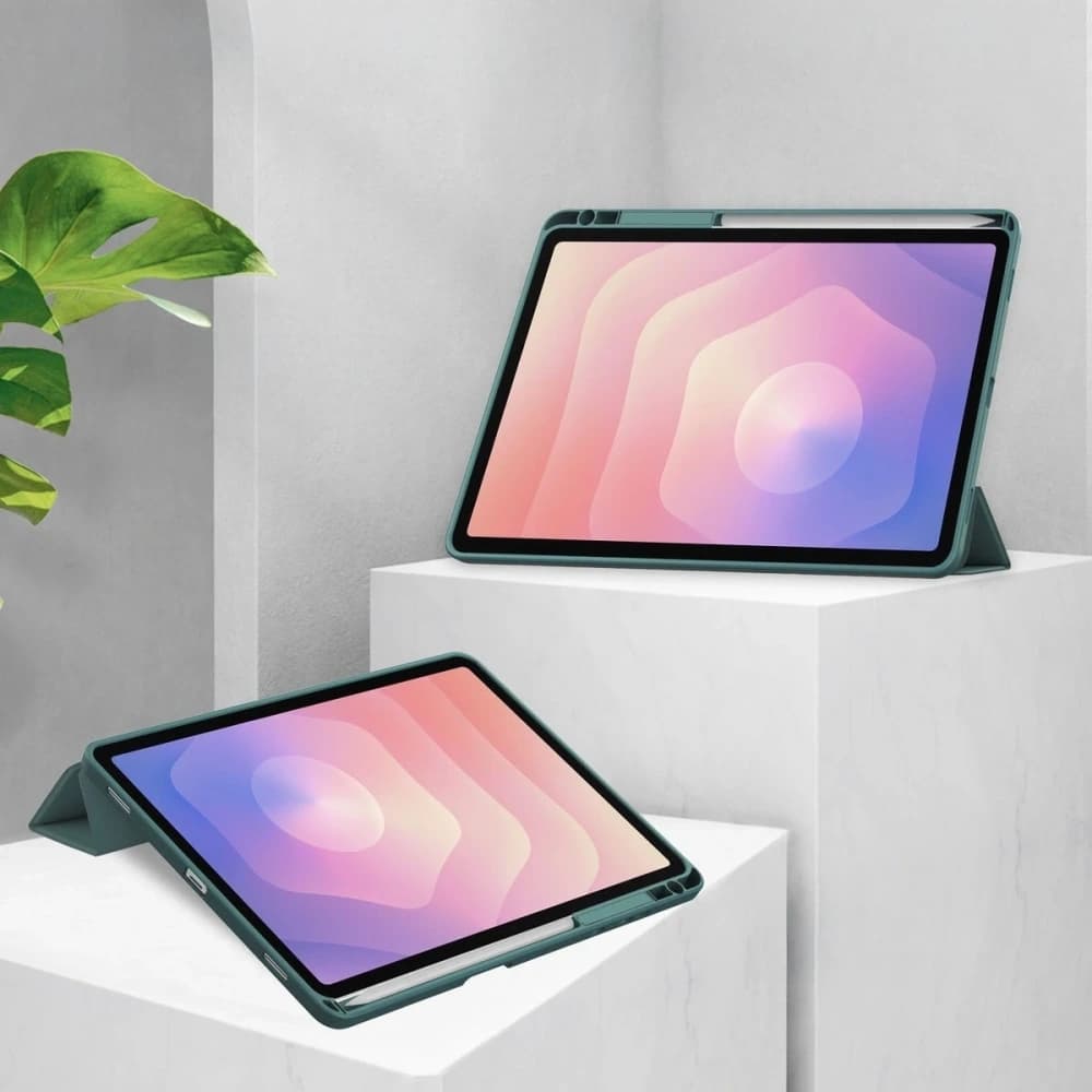 Bizon Case Tab Clear Matt Samsung Galaxy Tab S11 tmavě zelená - 2