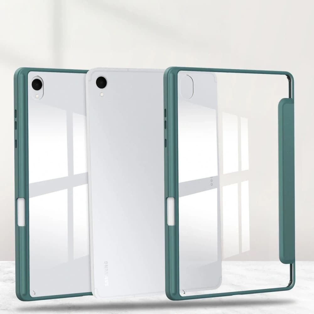 Bizon Case Tab Clear Matt Samsung Galaxy Tab S11 tmavě zelená - 7