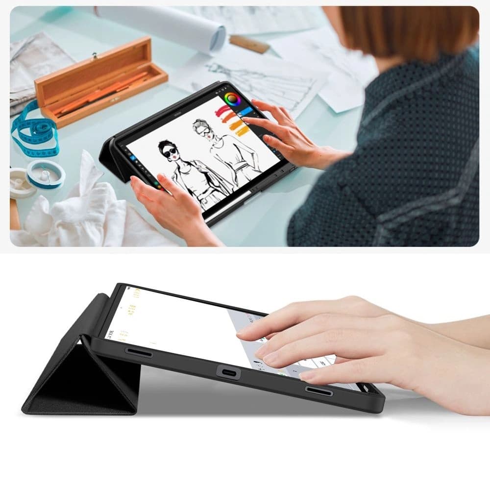 Tech-Protect SmartCase Pen Samsung Galaxy Tab S8 Ultra / S9 Ultra / S10 Ultra / S11 Ultra 14.6 Schwarz - 9