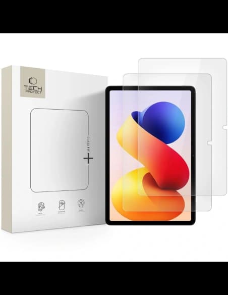 Szkło hartowane Tech-Protect Glass Fit+ do Xiaomi Redmi Pad Pro / 2 Pro 12.1 Clear [2 PACK]