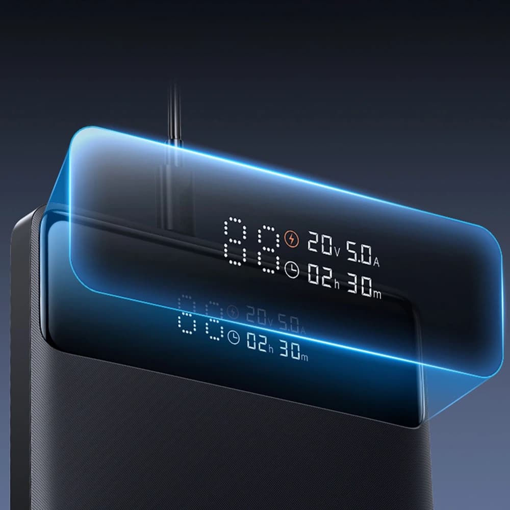 Baseus Blade H1 20000mAh 100W Power Bank with Display Black - 16