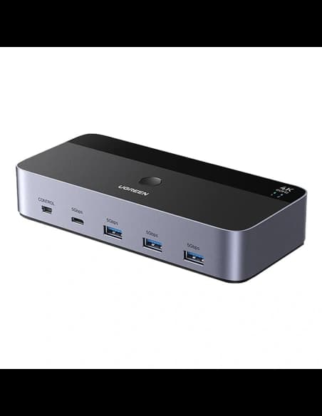 Ugreen AK500 Comutator HDMI KVM pentru Două Monitoare, 2 Intrări 2 Ieșiri