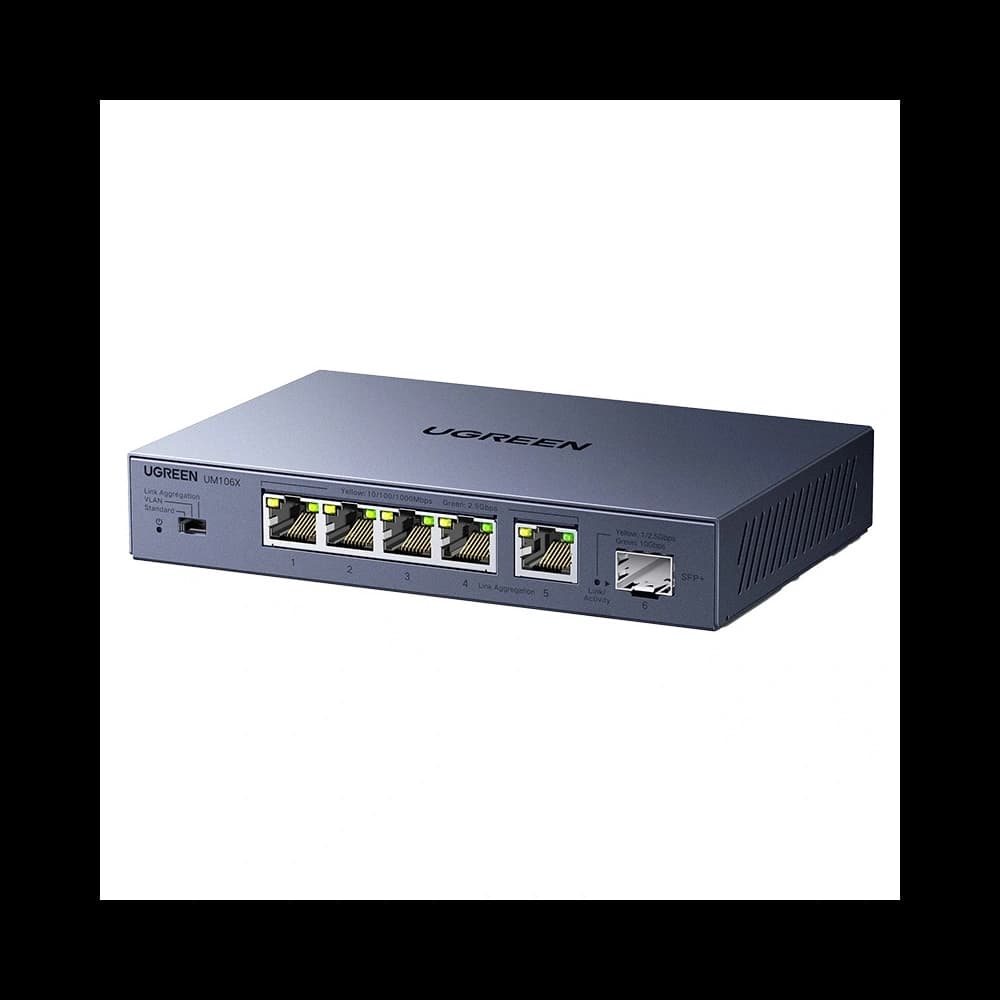Ugreen CM753 Switch, 6-Port, 2.5 Gigabit Ethernet - 1