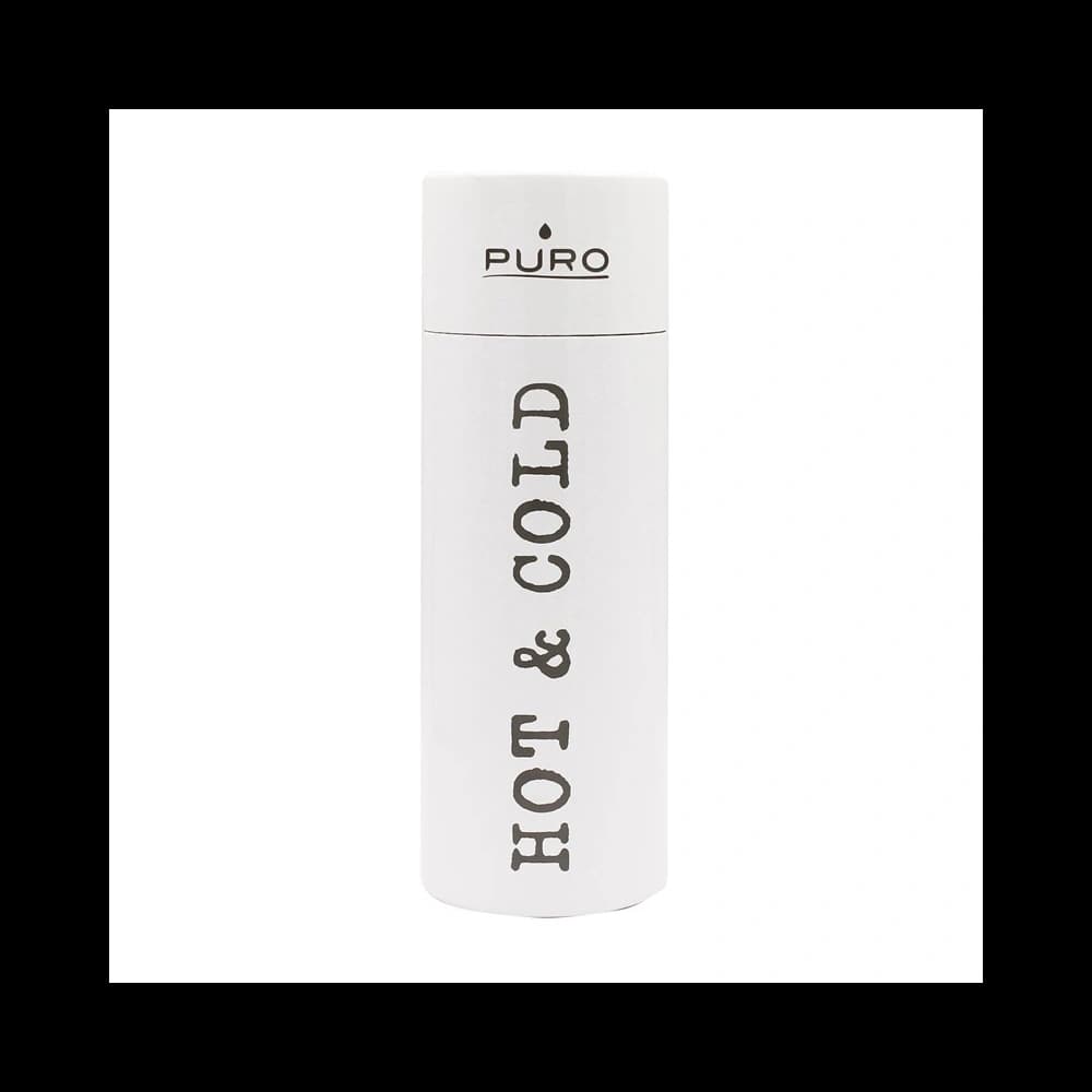 Puro Edelstahl Thermoflasche Hot&Cold 500ml (Weiß) - 2