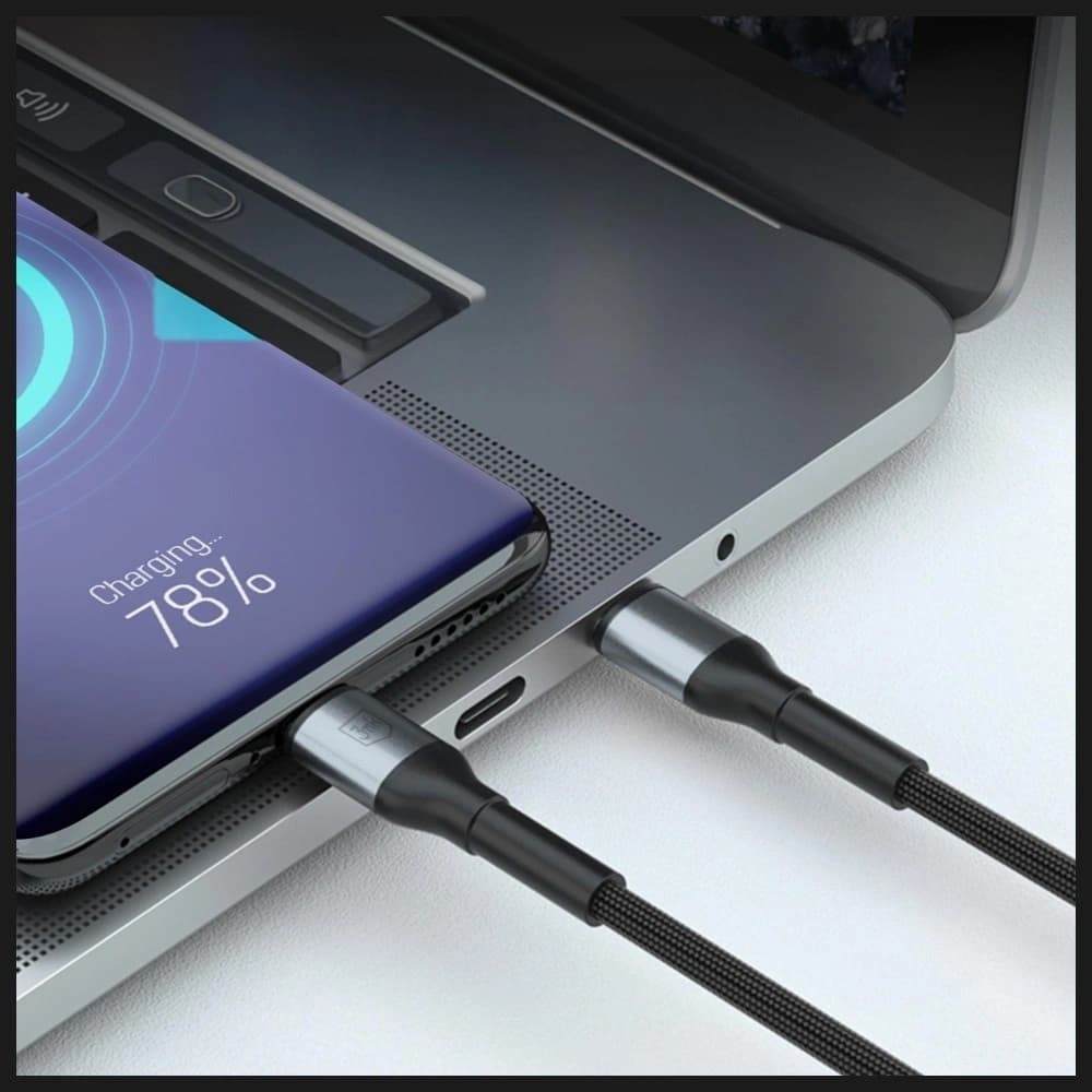 Kabel 3MK Hyper Cable N-SERIES USB-A do  USB-C 2m 9V/2A 18W czarny - 3