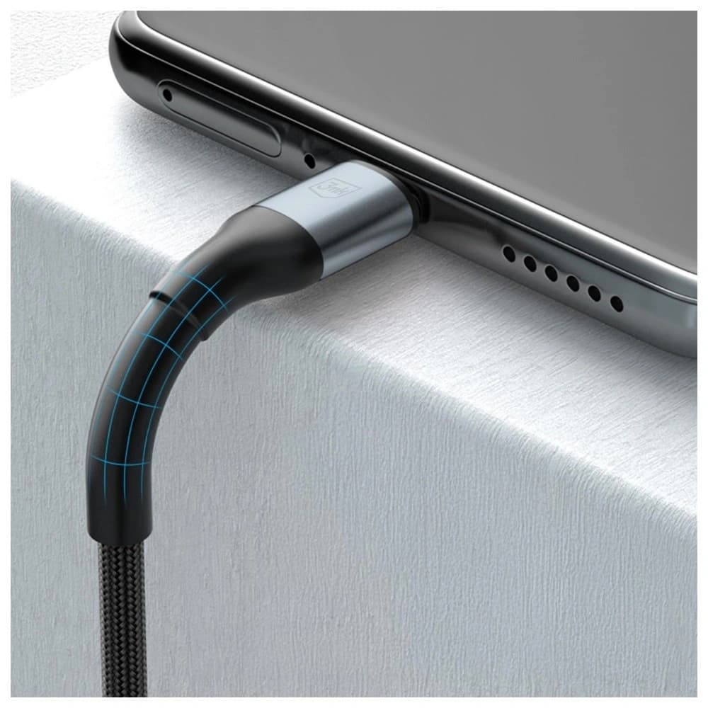 Kabel 3MK Hyper Cable N-SERIES USB-C do  USB-C 1m 20V/5A 100W czarny - 5
