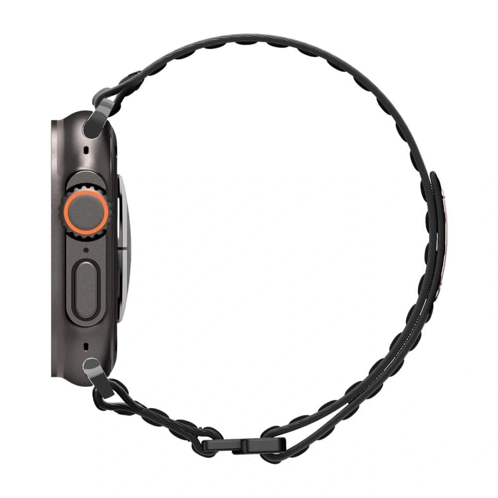 Pasek Spigen WBF0 Band Apple Watch 8 / 9 / 10 / 11 / Se / Ultra (44 / 45 / 46 / 49 Mm) Black - 3