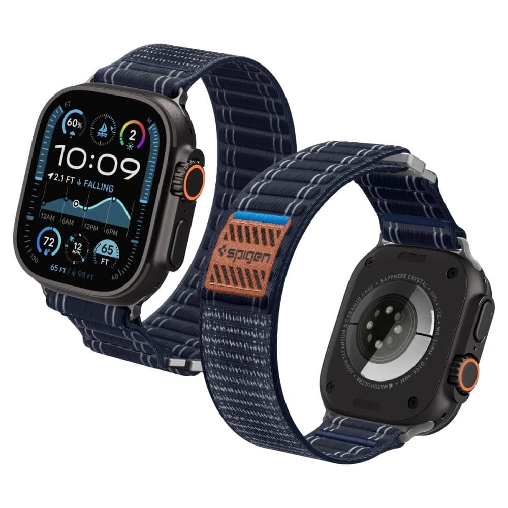 Etui Spigen Wbf0 Band Apple Watch 8 / 9 / 10 / 11 / Se / Ultra (44 / 45 / 46 / 49 Mm) Navy - 1
