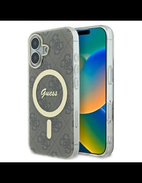 Guess Apple iPhone 16 Plus hardcase IML 4G MagSafe maro