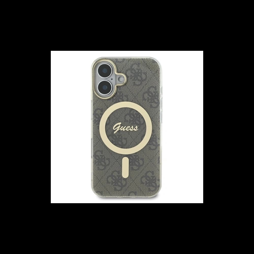 Guess Apple iPhone 16 Plus hardcase IML 4G MagSafe brown - 3