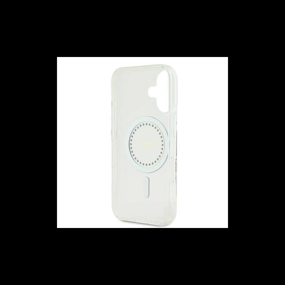 Tippelj az Apple iPhone 16 keménytokjára IML gyémántokkal MagSafe fehér színben. - 7