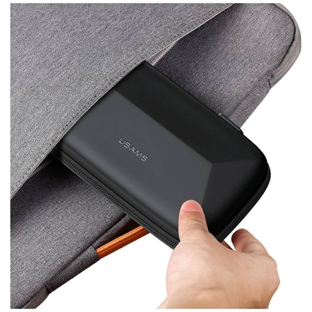 USAMS Serie JX Jane06 schwarze Reisetasche / Tasche für Zubehör - 3