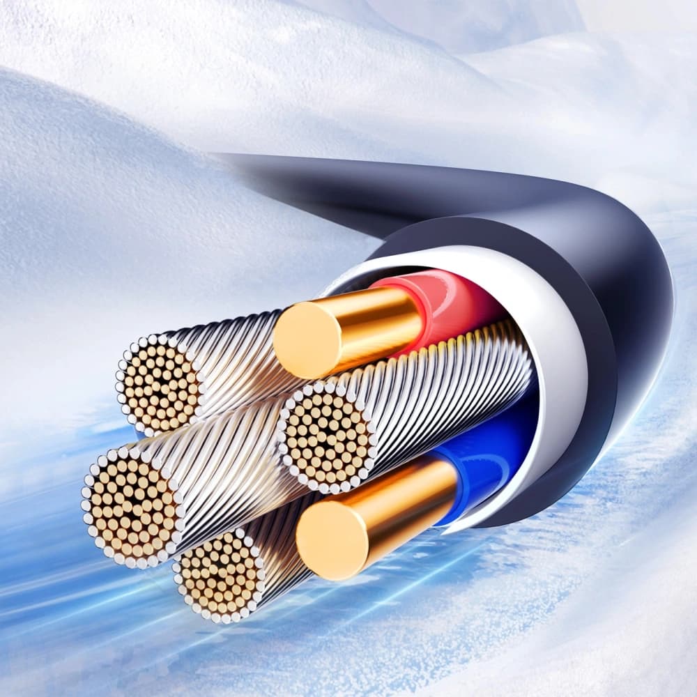 [CR] Kabel spirálový Joyroom S-A43 Crystal-Clear Series 30W USB-C / Lightning 1,5m černý - 8