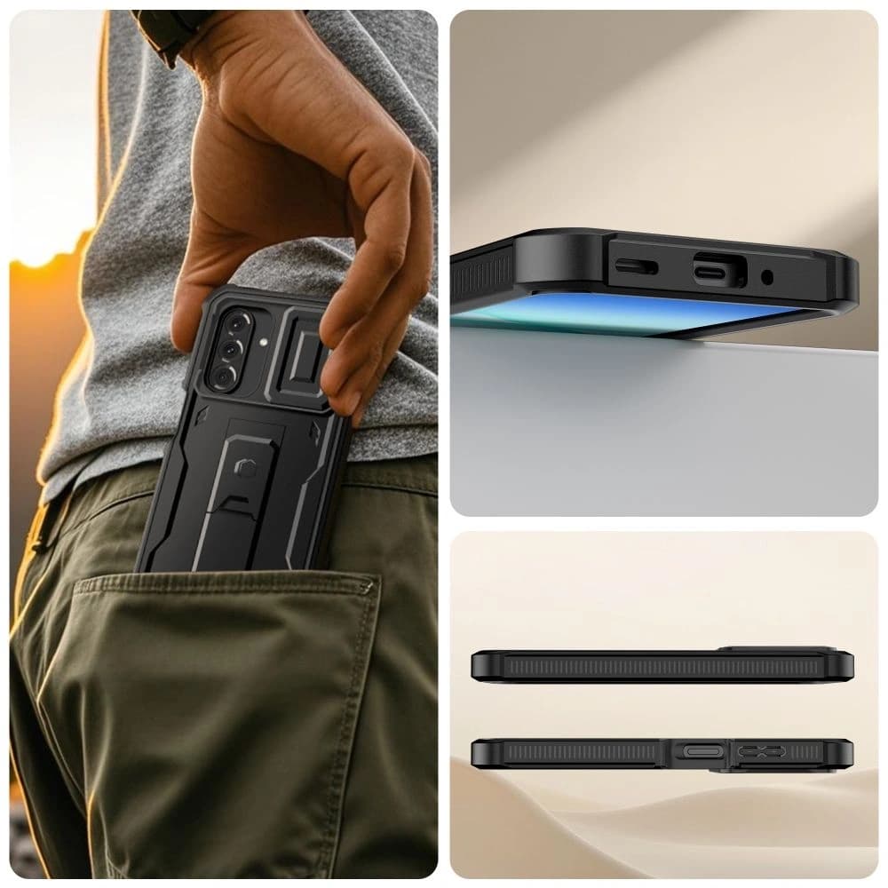 Tech-Protect Kevlar Cam+ Samsung Galaxy A17 4G / 5G Fekete - 6