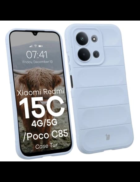 Bizon pouzdro Tur Xiaomi Redmi 15C 4G / 5G / POCO C85 4G světle modré