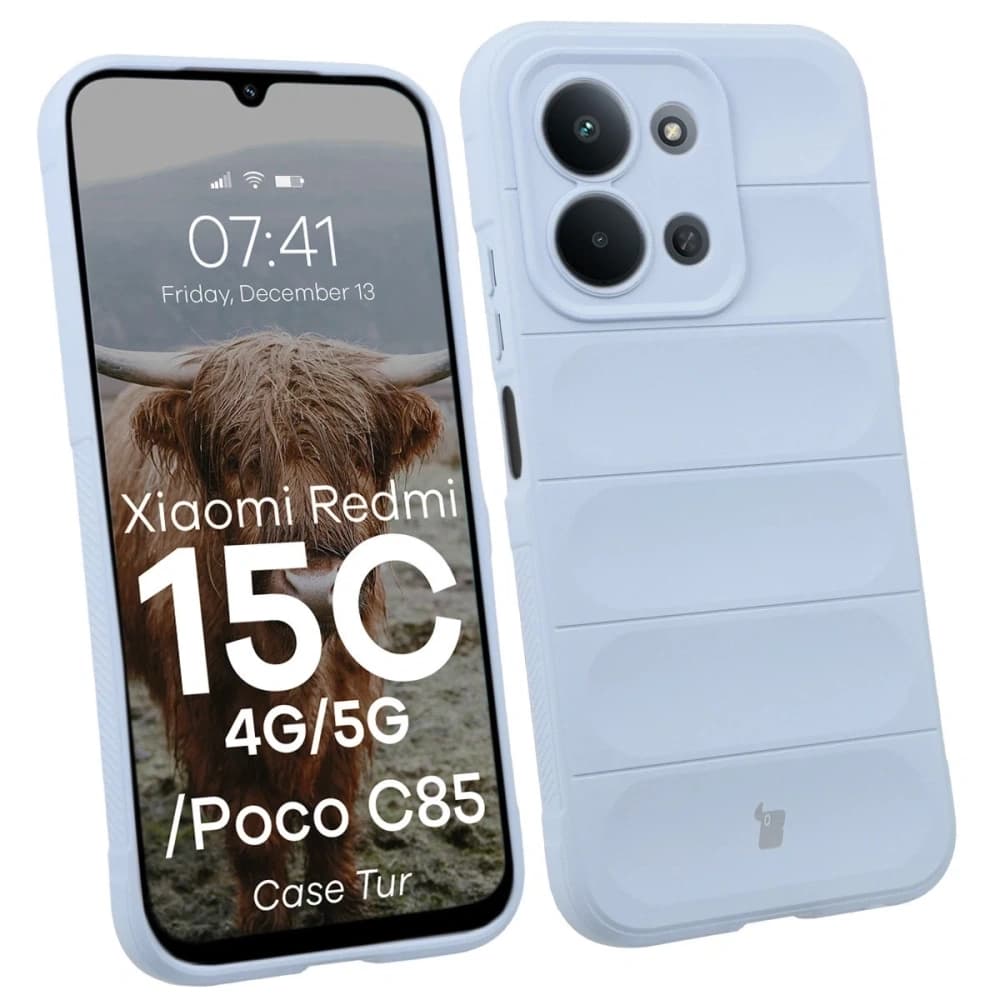 Bizon pouzdro Tur Xiaomi Redmi 15C 4G / 5G / POCO C85 4G světle modré - 1