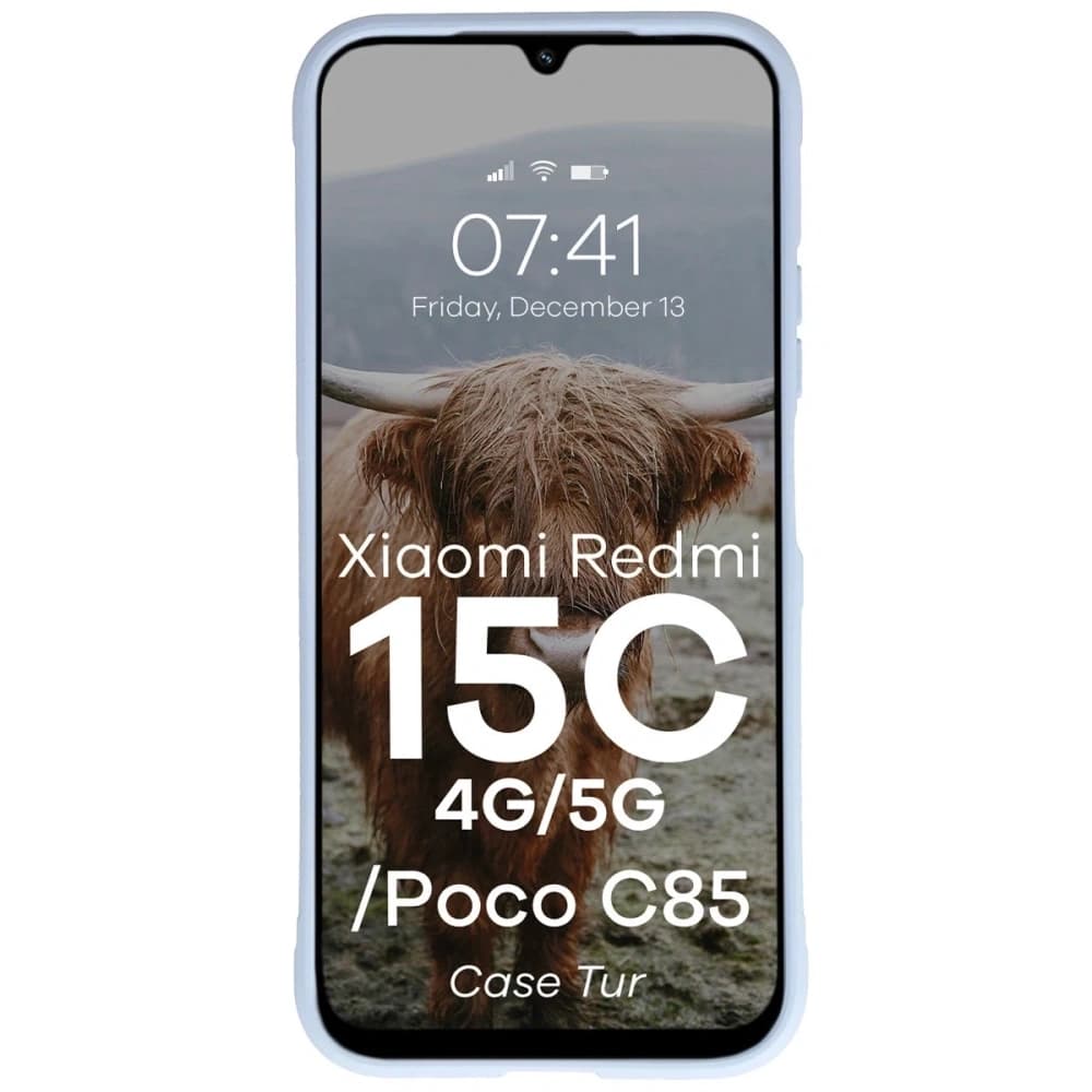 Bizon pouzdro Tur Xiaomi Redmi 15C 4G / 5G / POCO C85 4G světle modré - 5