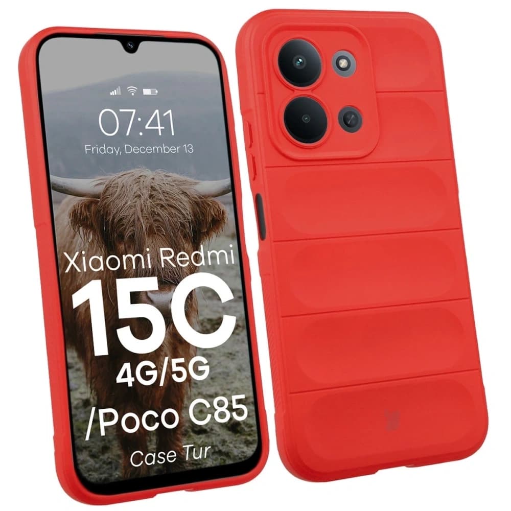 Bizon pouzdro Tur Xiaomi Redmi 15C 4G / 5G / POCO C85 4G červené - 1