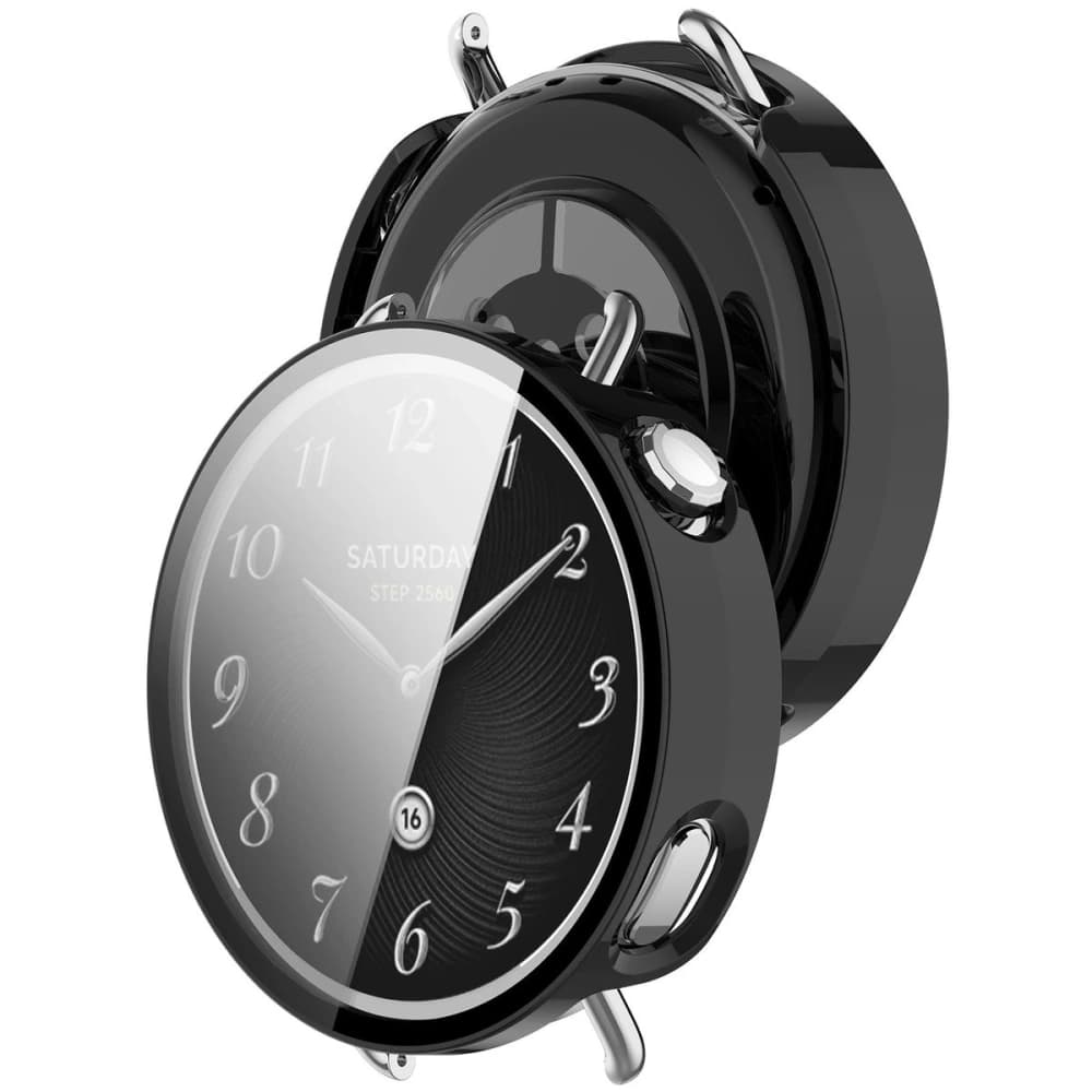 Bizon Case+Glas Uhr Xiaomi Watch S4 41mm schwarz - 1