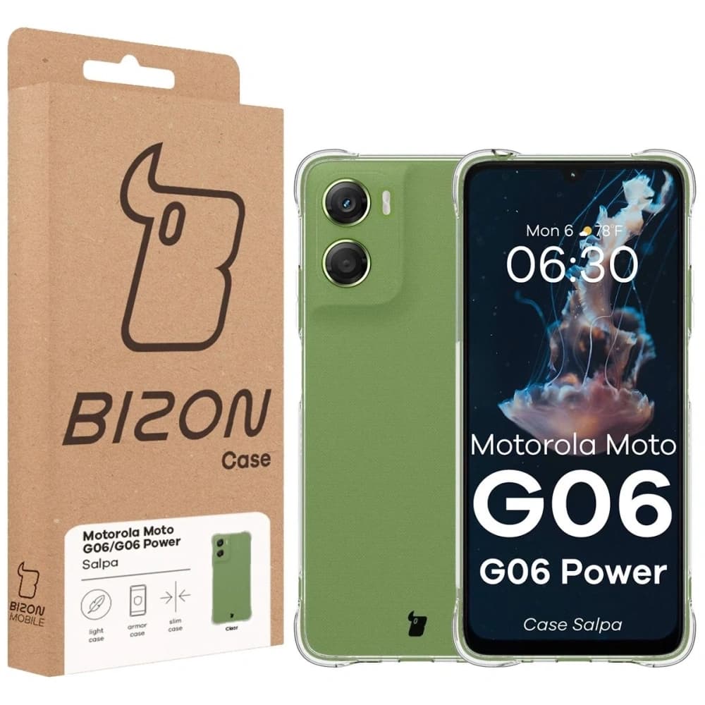 Carcasă Bizon Salpa Motorola Moto G06 4G / G06 Power 4G transparentă - 7