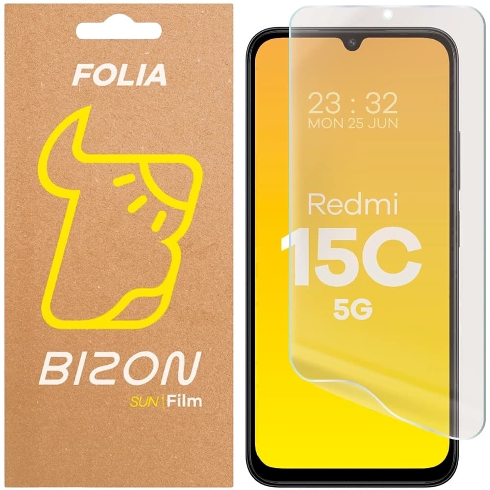 Bizon skleněná fólie na slunce Xiaomi Redmi 15C 5G - 1