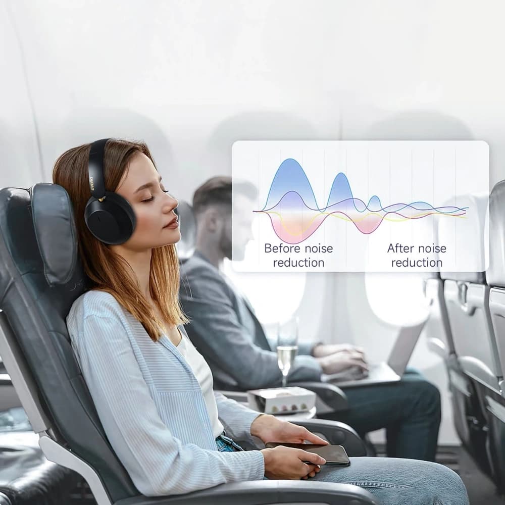 Dudao X22 Max Wireless Over-Ear Headphones Bluetooth 5.4 ANC Black - 5