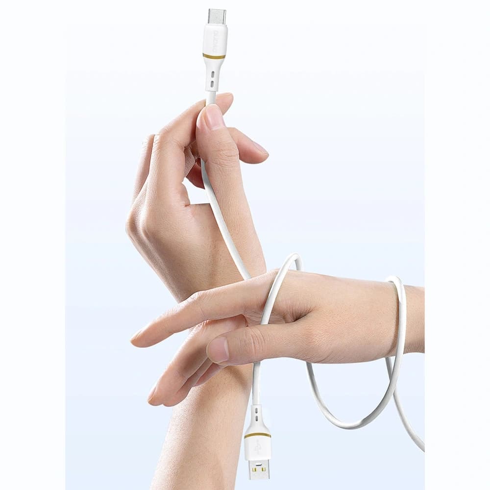 Dudao L25C USB-C na USB-C kabel 60W 1m bílý - 4