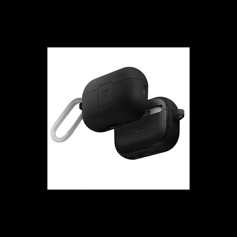 UNIQ Clyde Lock Case für Apple AirPods Pro 2 charcoal-dunkelgrau - 1
