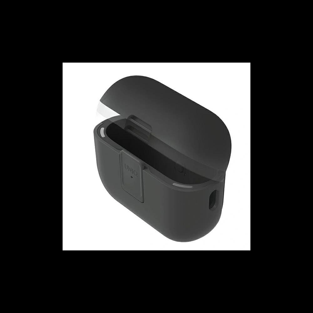 UNIQ Clyde Lock Case für Apple AirPods Pro 2 charcoal-dunkelgrau - 2