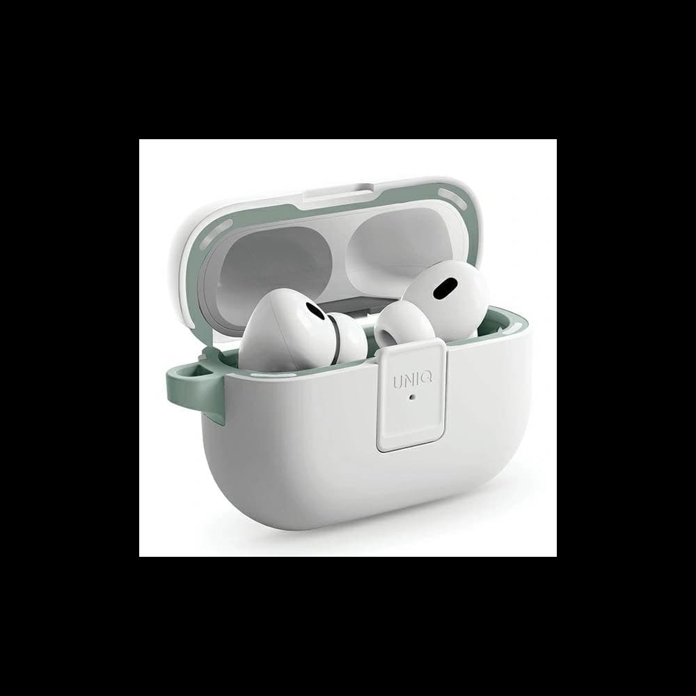 UNIQ Clyde Lock Case für Apple AirPods Pro 2 charcoal-dunkelgrau - 3