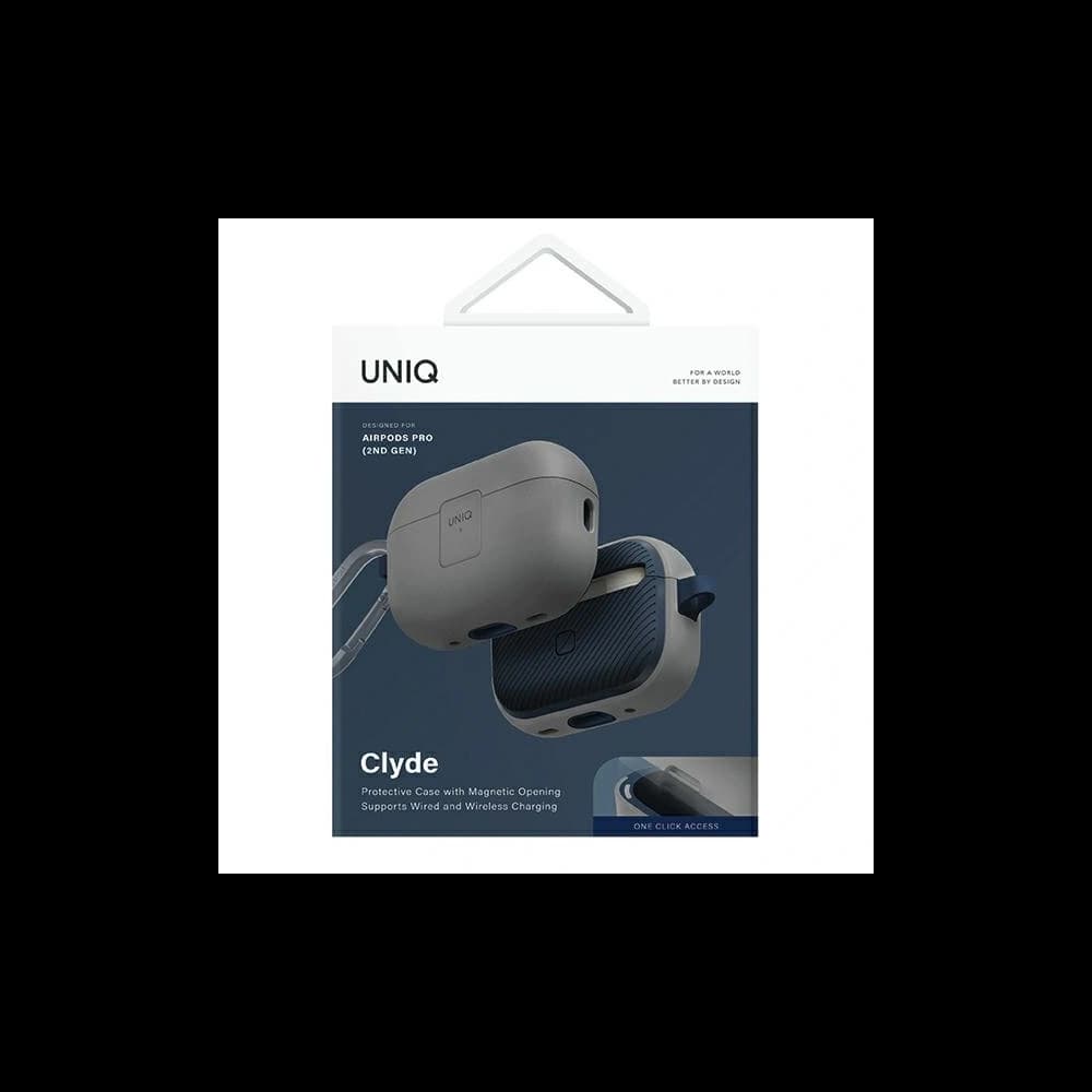 UNIQ Clyde Lock Case Apple AirPods Pro 2 kreidegrau-marineblau - 7