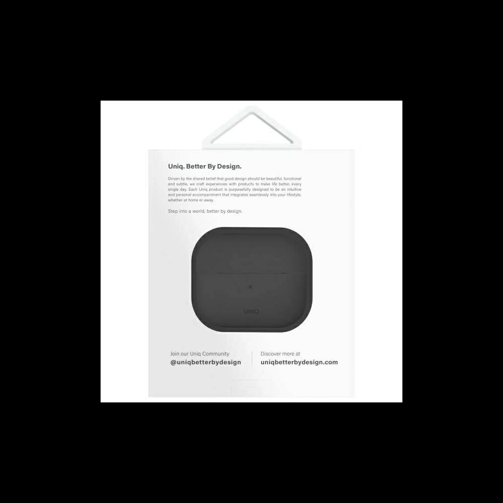 UNIQ Lino Apple AirPods 4 Silicon gri cenușiu - 7