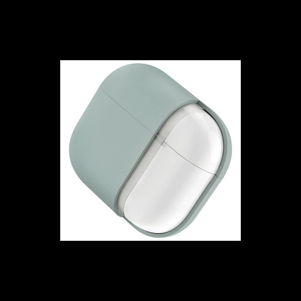 UNIQ Lino Apple AirPods 4 Siliconă verde plantă de gheață - 5